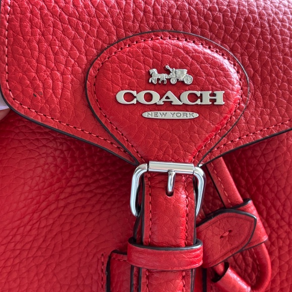 Coach little red back pack - Picture 3 of 5
